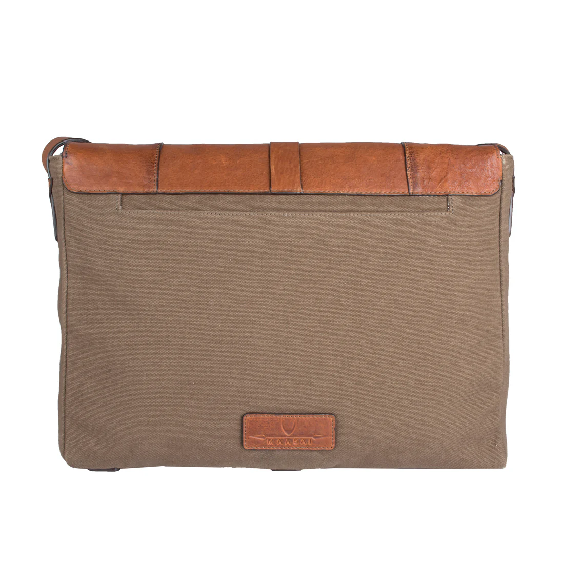 Simba 02 Green Canvas Messenger Bag - Image 4