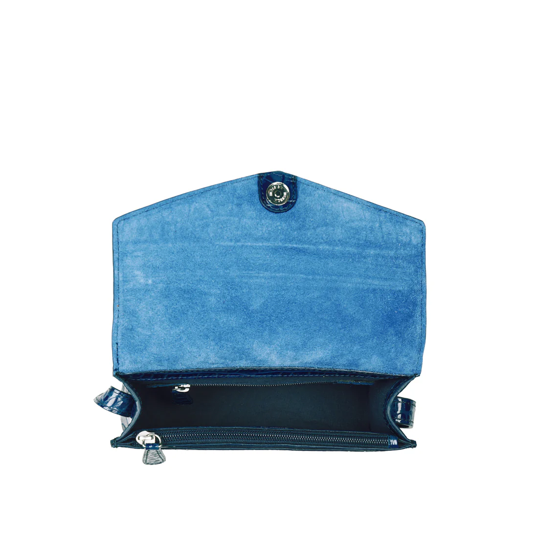 Sovera 02 Blue Leather Shoulder Bag - Image 5