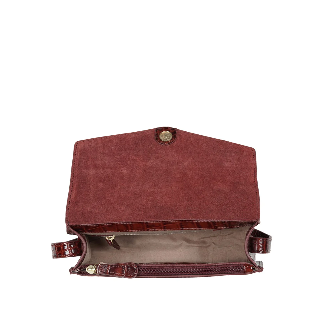 Sovera 02 Red Leather Shoulder Bag - Image 7