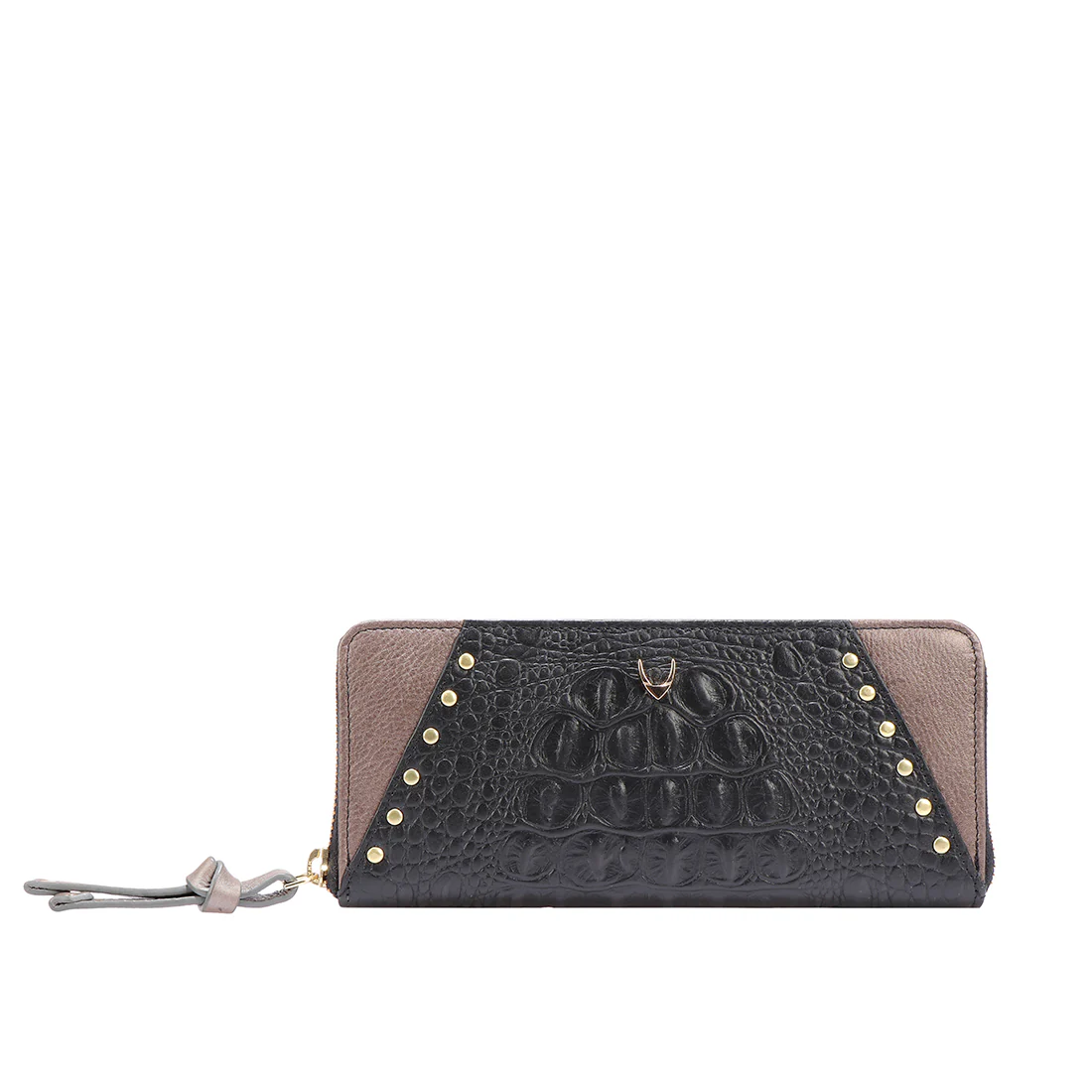Speak Easy W2 Black Leather Zip Around Wallet