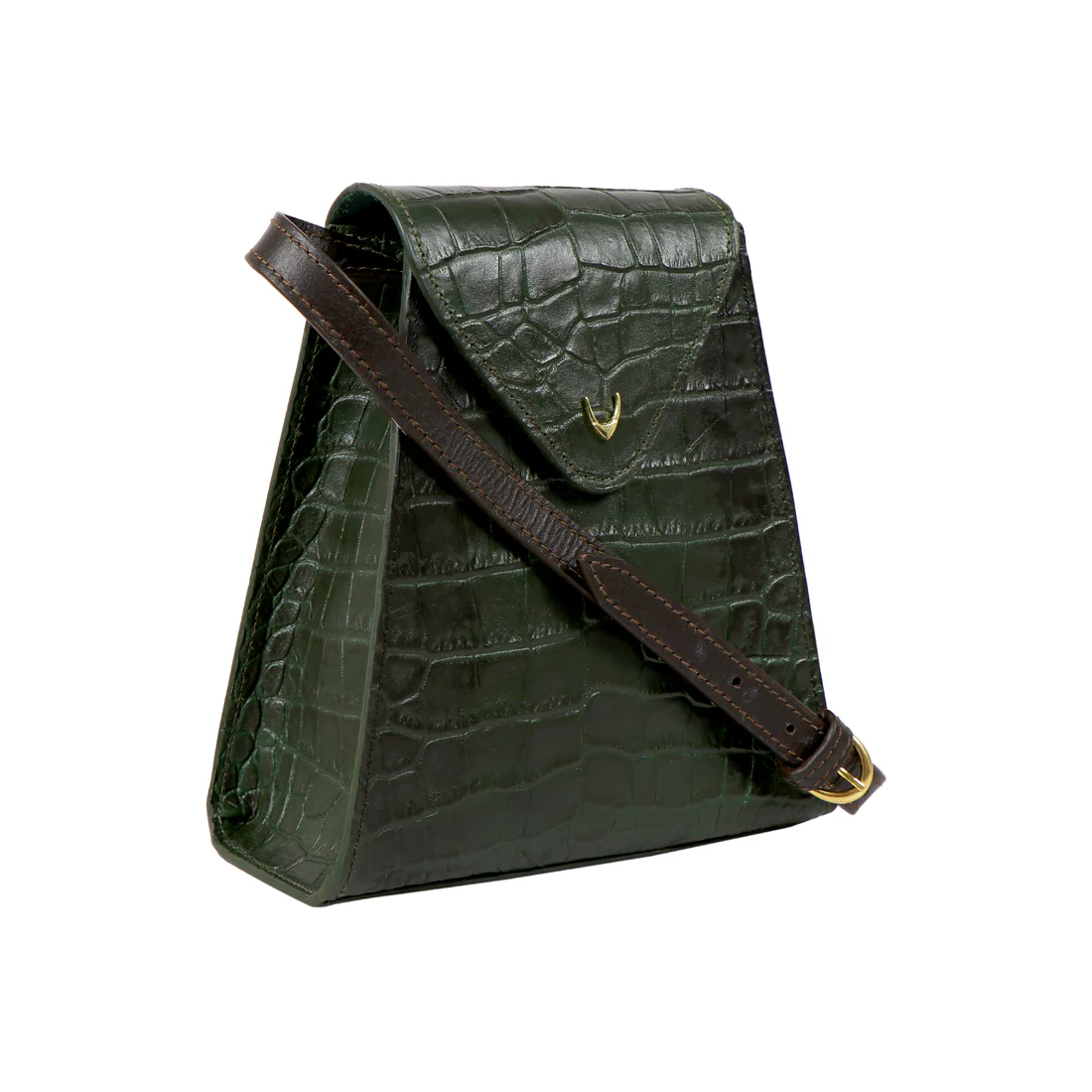 Spruce 01 Sb Green Leather Sling Bag - Image 2
