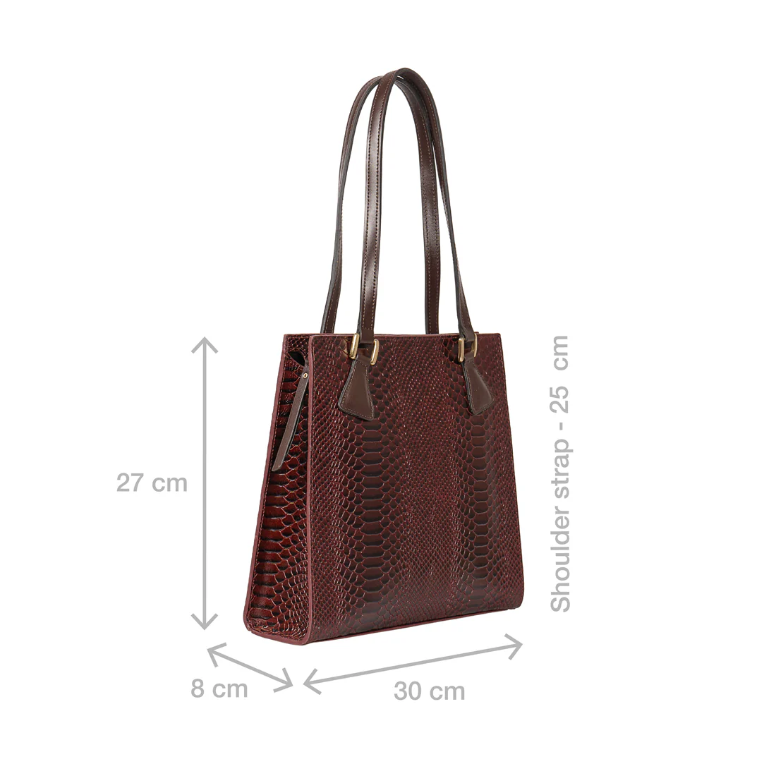 Spruce 04 Sb Red Leather Tote Bag - Image 4