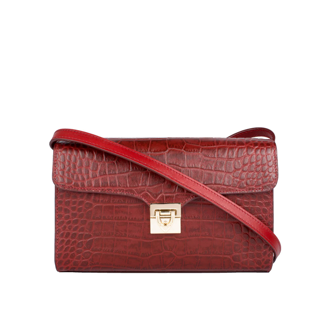 Stampa 02 Marsala Leather Sling Bag - Image 2