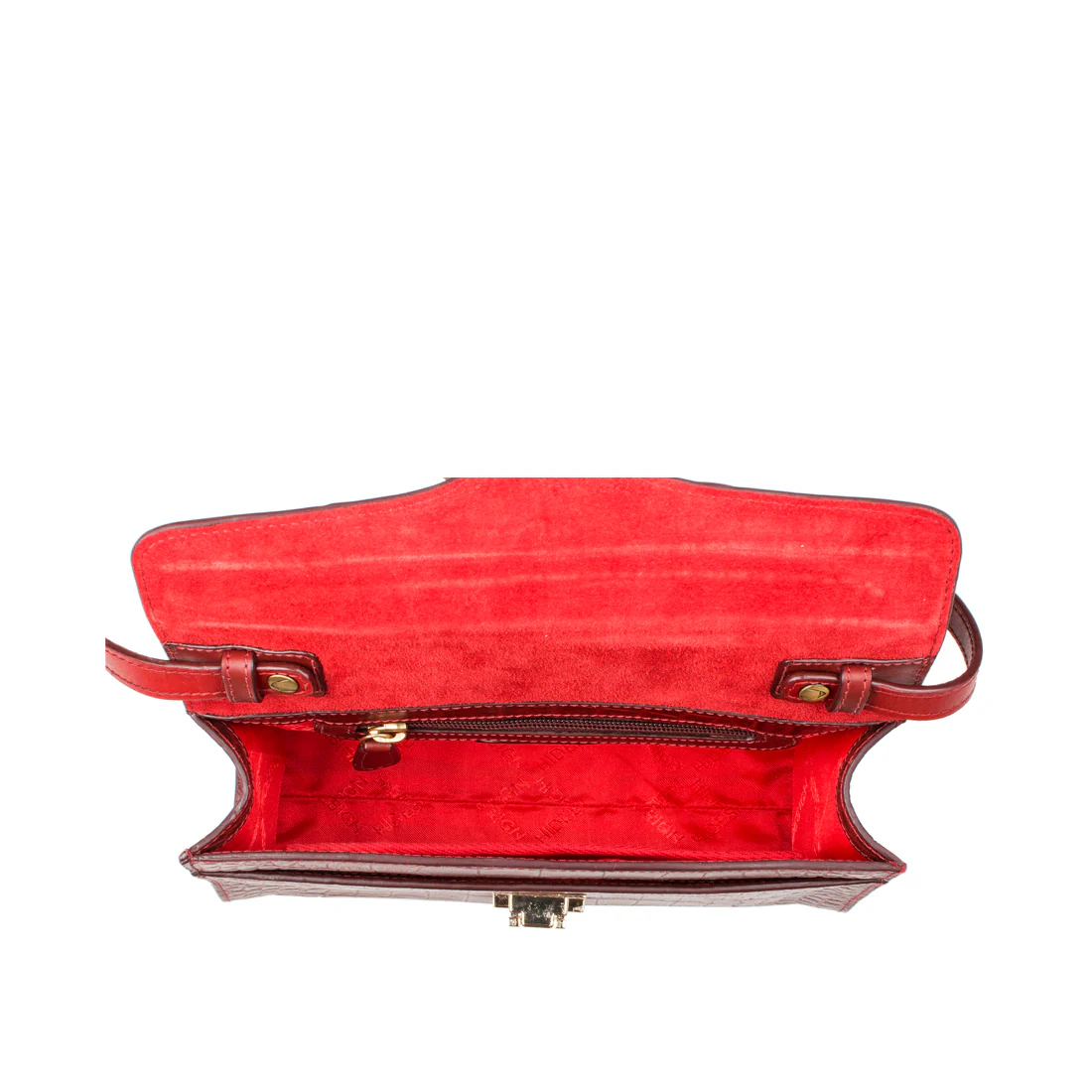 Stampa 02 Marsala Leather Sling Bag - Image 6