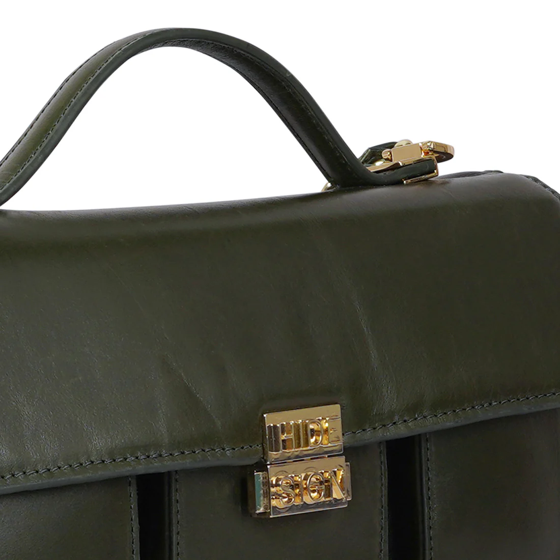 Sterling 02 Green Leather Shoulder Bag - Image 6