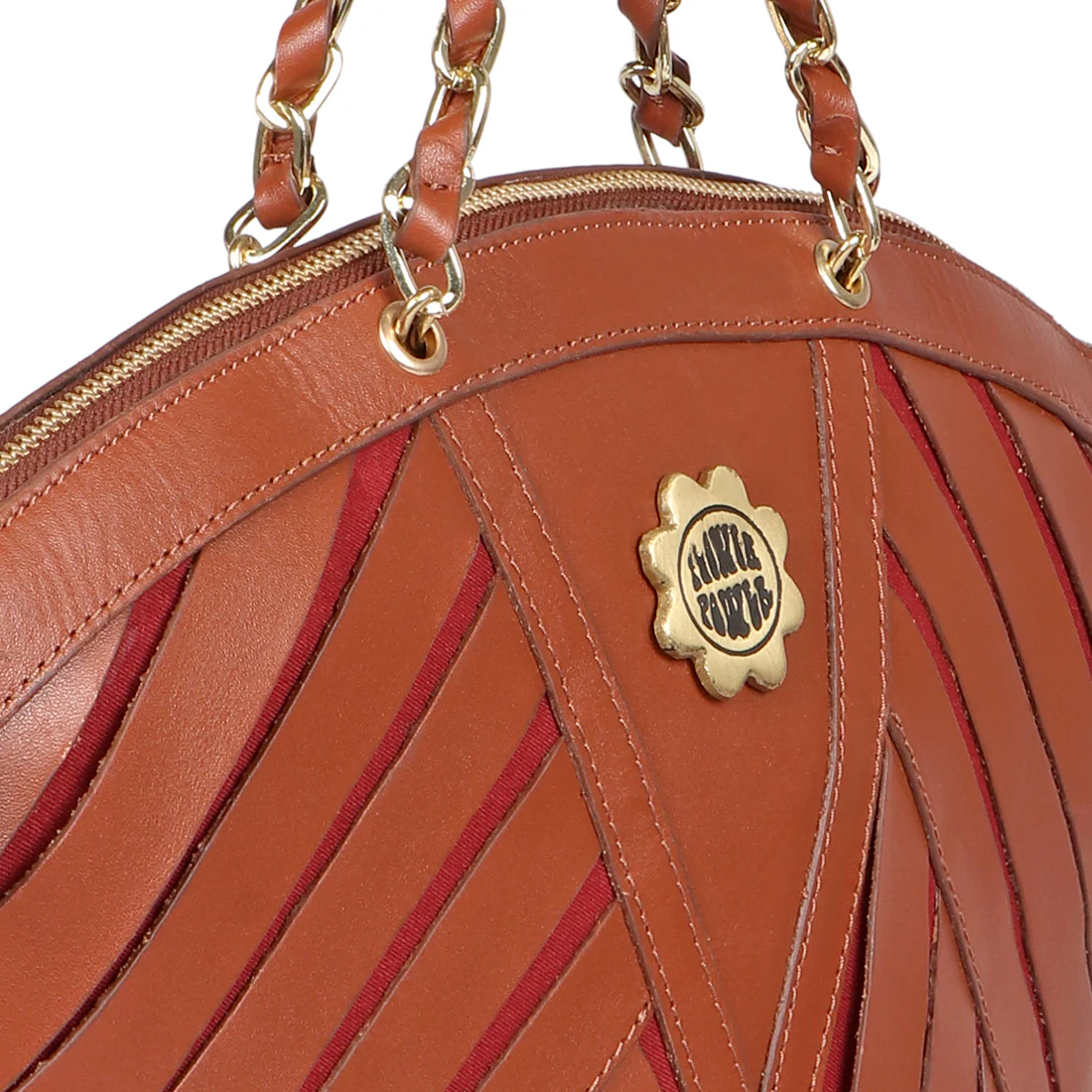 Summer 03 Tan Leather Crossbody - Image 4