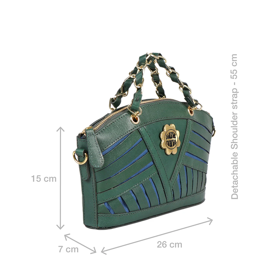 Summer 04 Green Leather Sling Bag - Image 3
