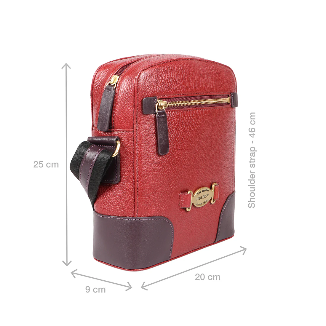 Sunnyvale Marsala Leather Crossbody - Image 3