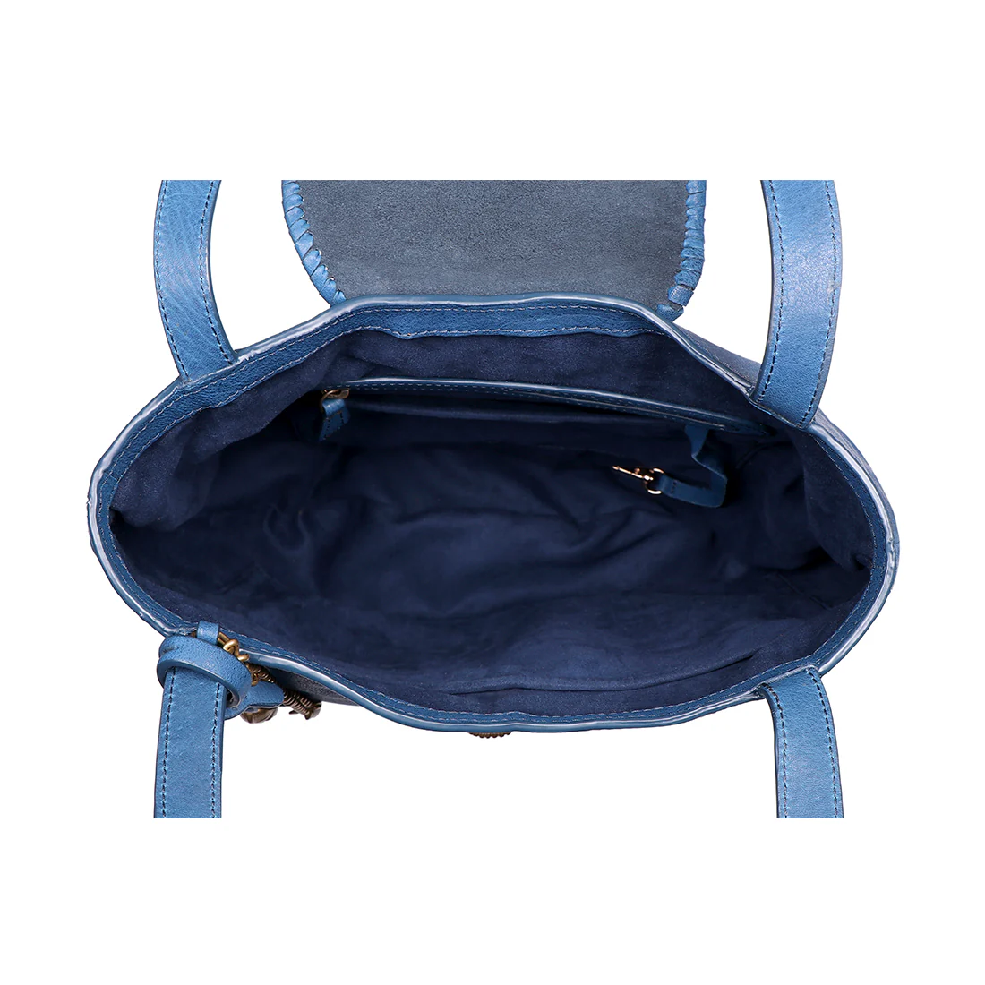 Swala 01 Blue Leather Hobo - Image 6