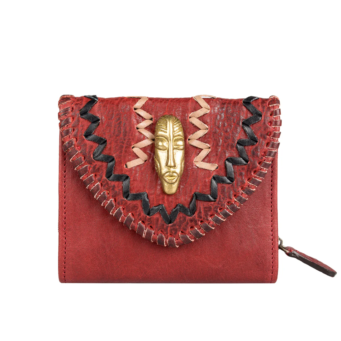 Swala W1 Marsala Leather Trifold Wallet - Image 2