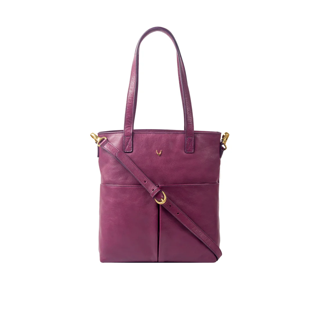 Tahoe 01 Purple Leather Satchel