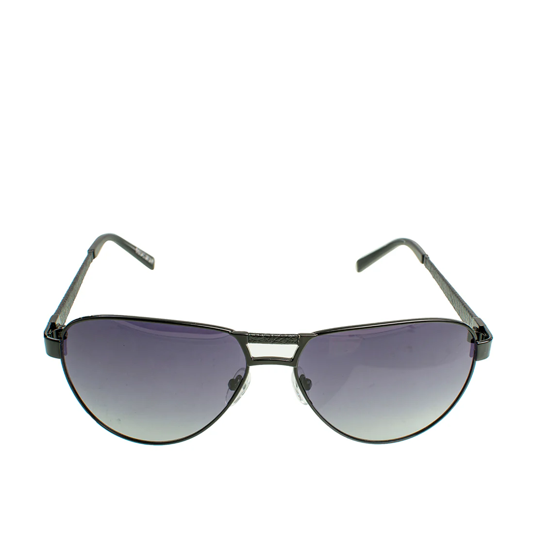 Tanzania Unisex Black Aviator Sunglasses - Image 4