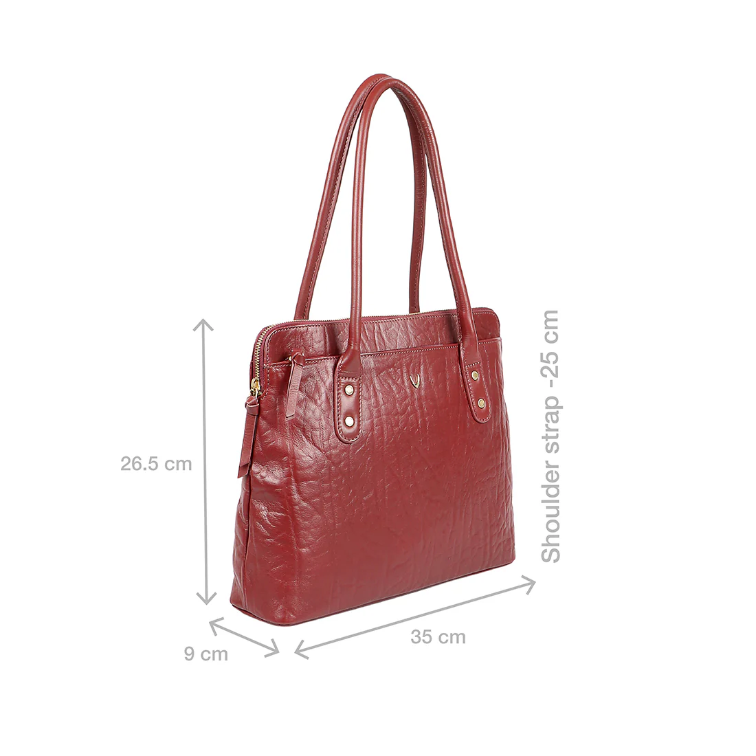 Taylor 01 Marsala Leather Tote Bag - Image 2