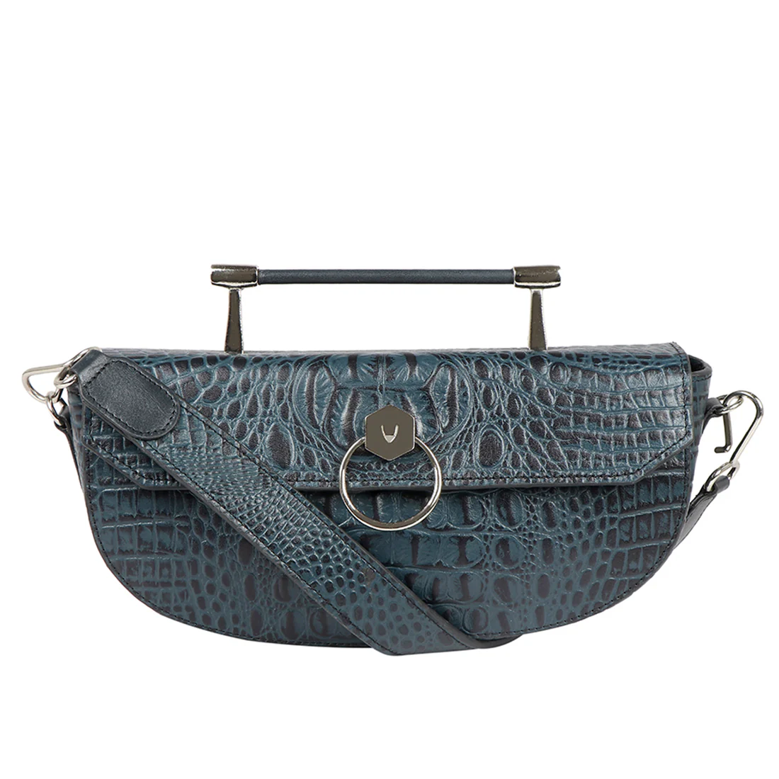 Tequila 01 Blue Leather Shoulder Bag - Image 2