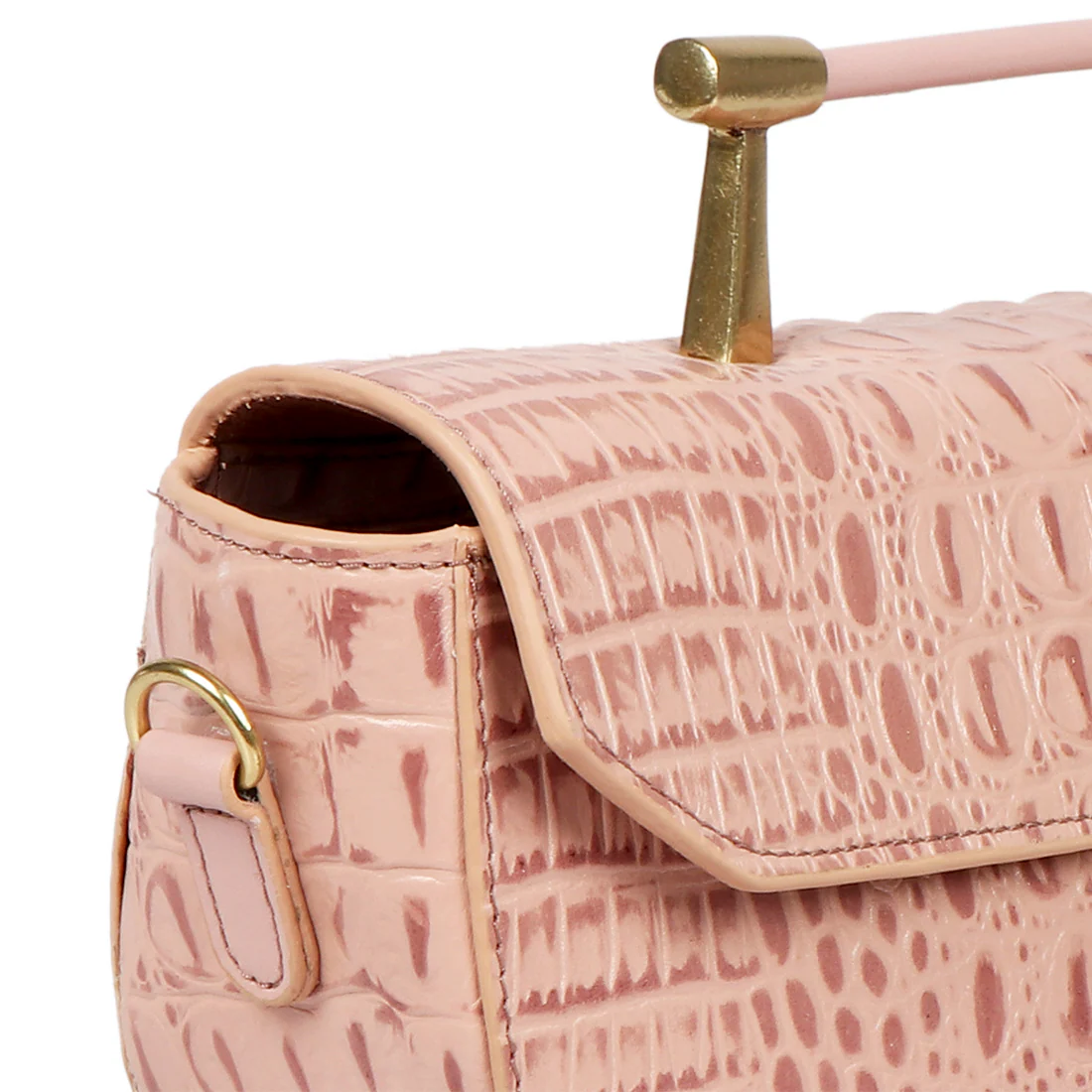 Tequila 01 Pink Leather Shoulder Bag - Image 6