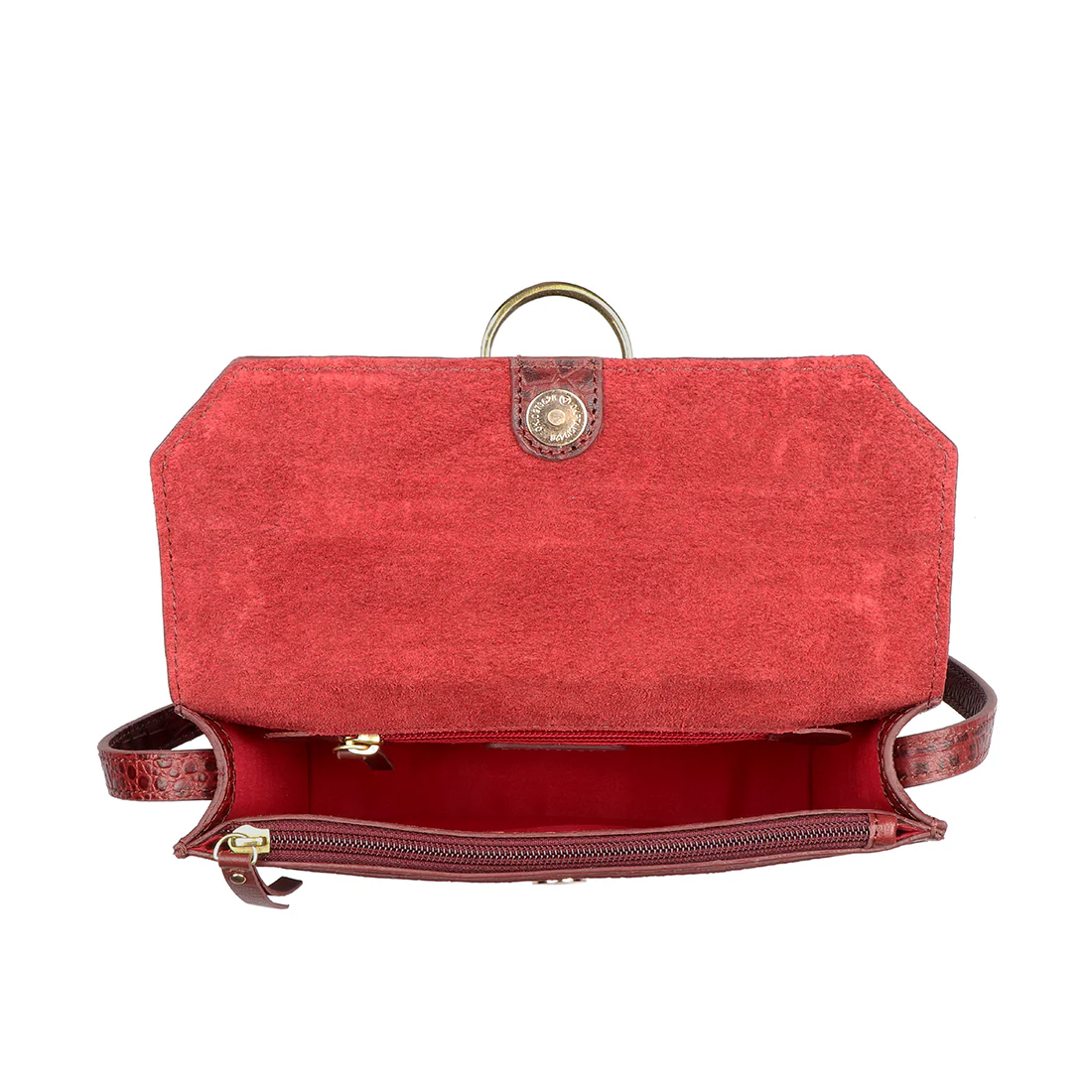 Tequila 03 Marsala Leather Crossbody - Image 6