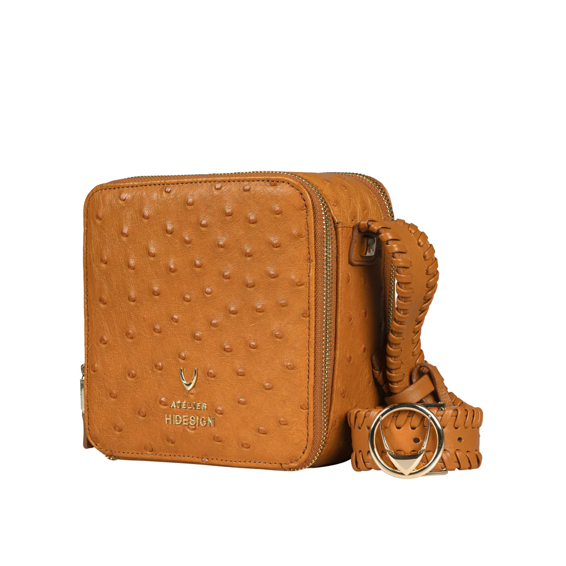 Terra 02 Brown Leather Shoulder Bag - Image 4