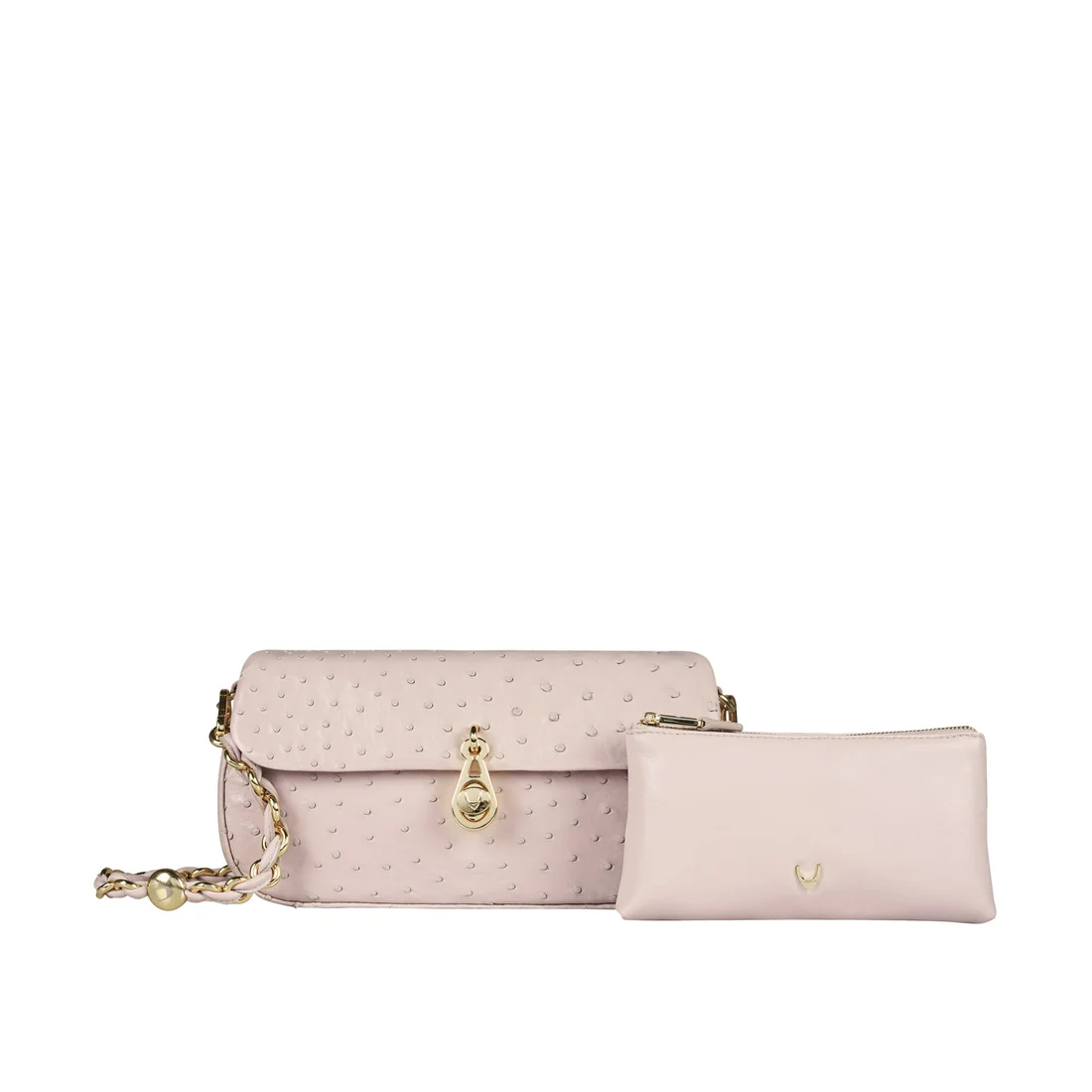 Terra 04 Pink Leather Shoulder Bag - Image 3
