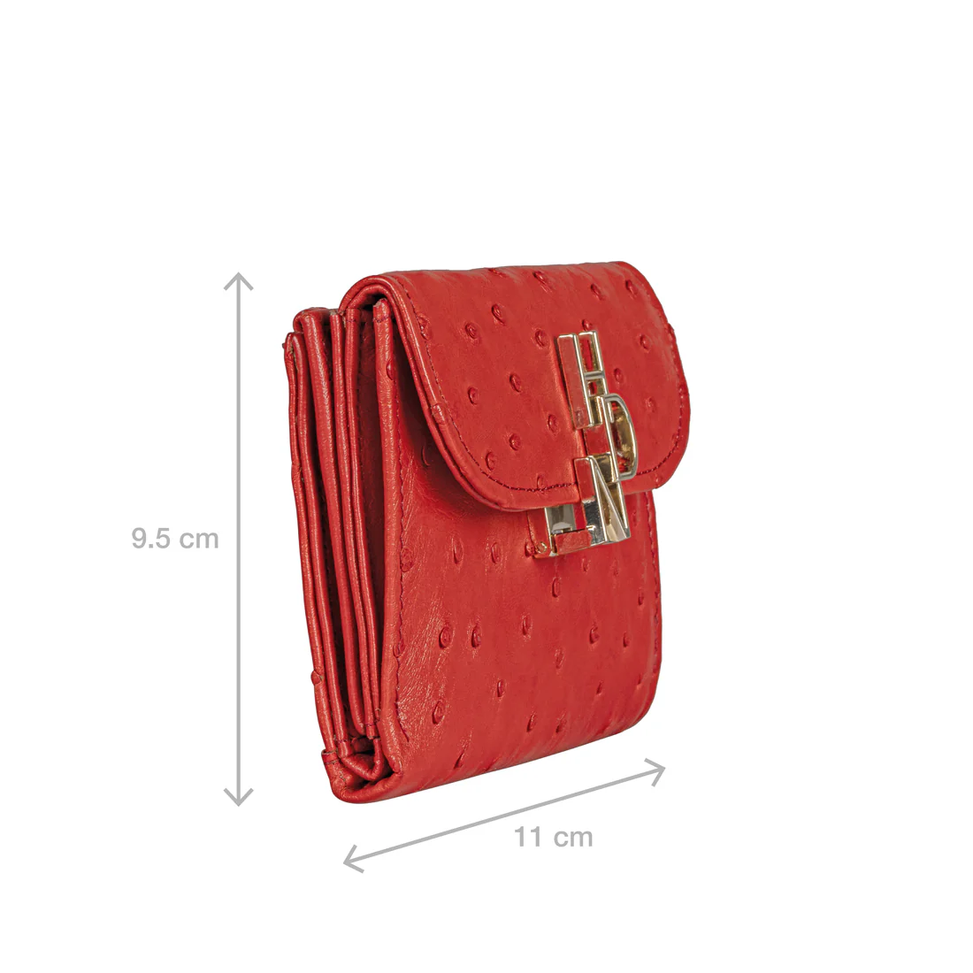 Terra W1 Red Leather Bi-Fold Wallet - Image 5
