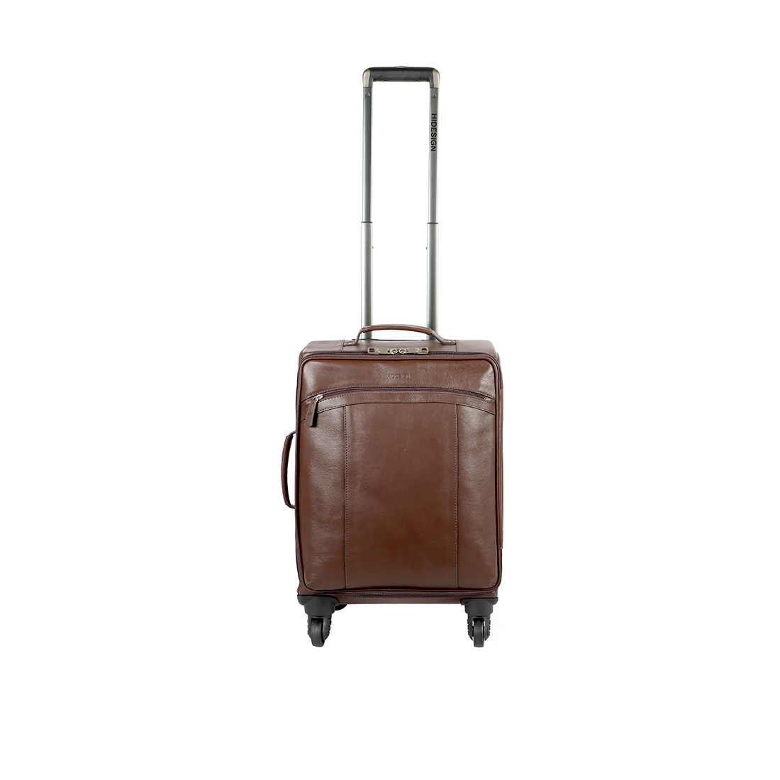 The Ridgeway 03 Brown Leather Trolley Bag - Image 6