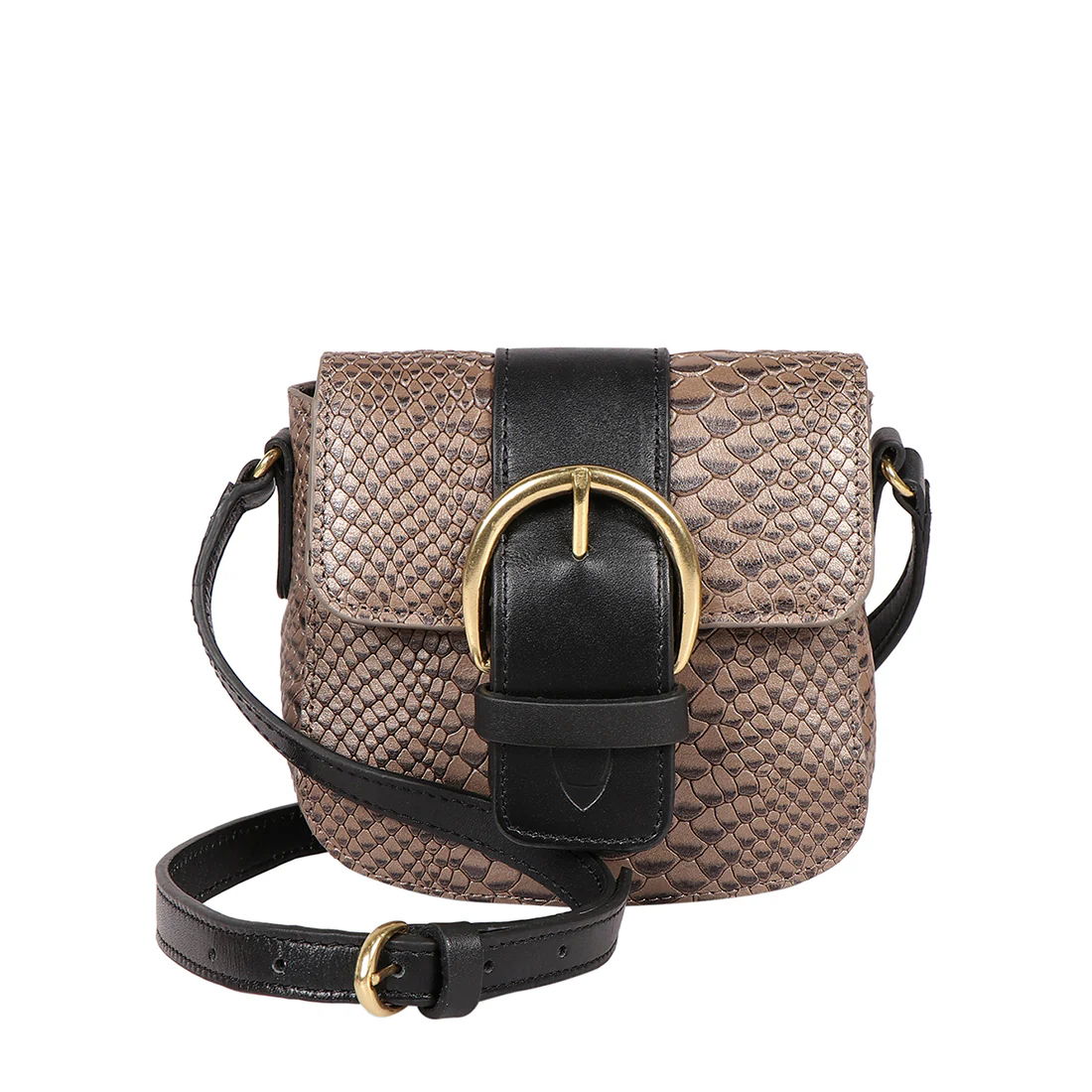 Tijuana 01 Grey Leather Sling Bag - Image 2