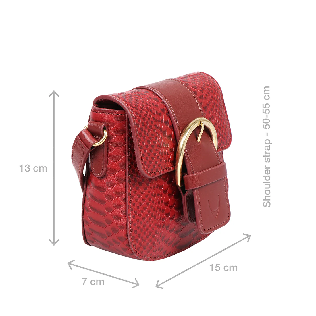 Tijuana 01 Marsala Leather Sling Bag - Image 3
