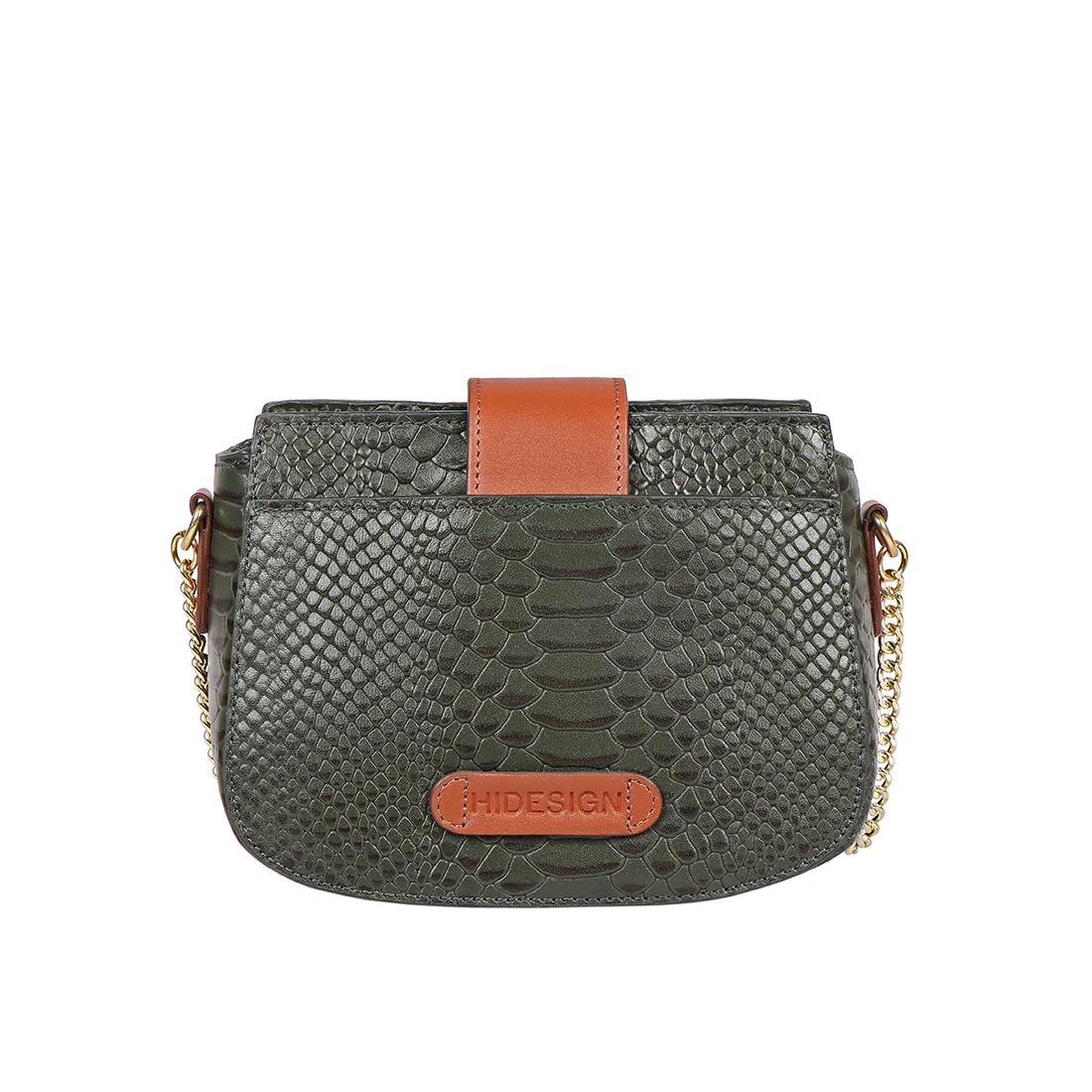 Tijuana 02 Green Leather Sling Bag - Image 4