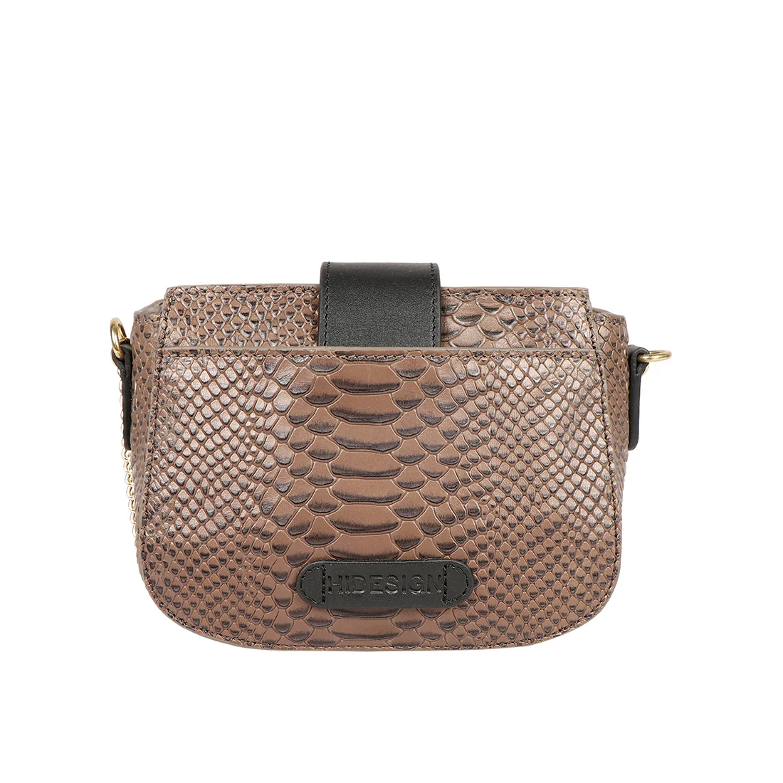 Tijuana 02 Grey Leather Sling Bag - Image 4