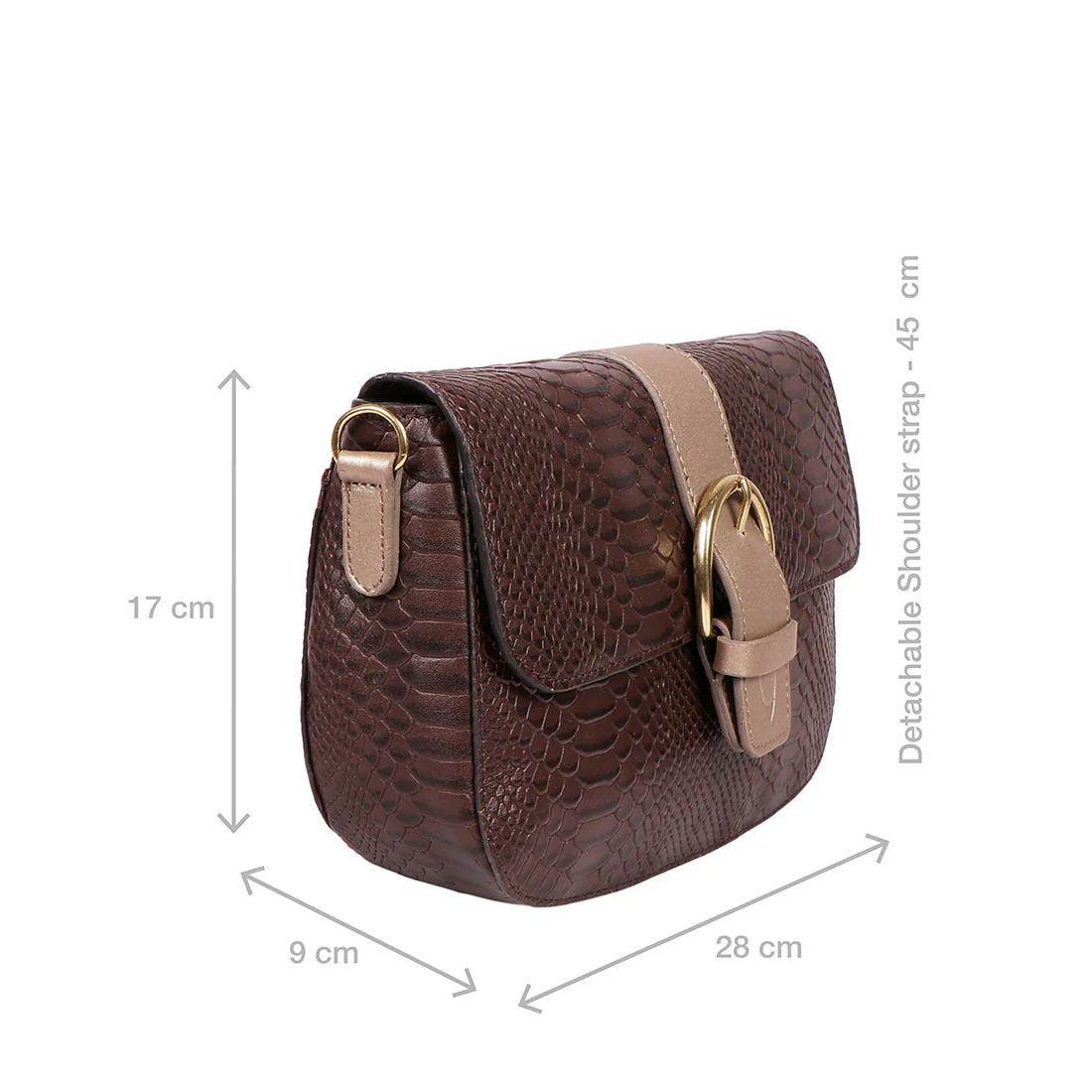 Tijuana 04 Brown Leather Baguette - Image 2