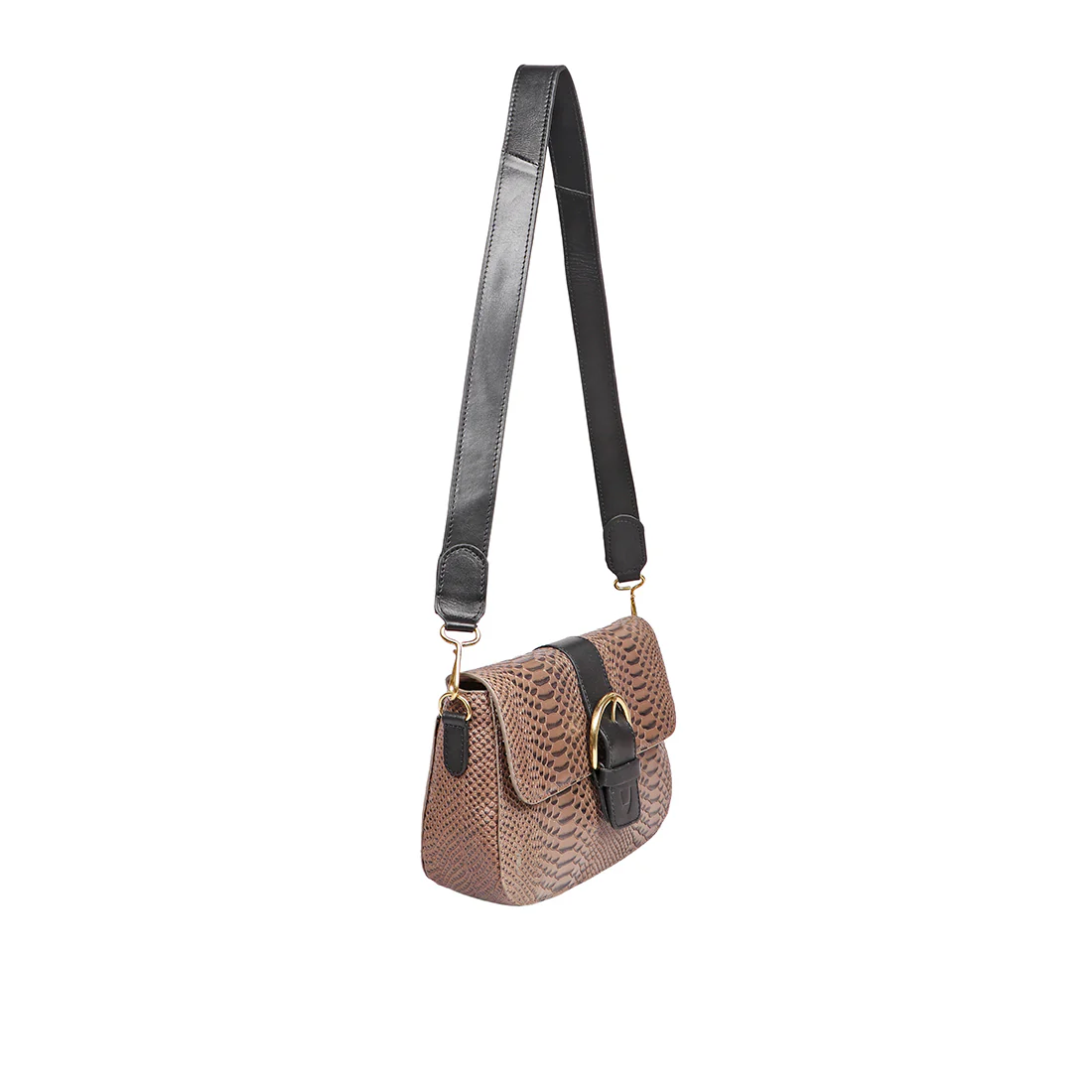 Tijuana 04 Grey Leather Baguette - Image 4