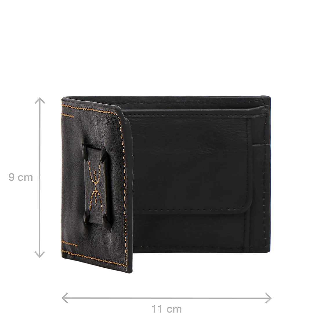 Timbuktoo - W3 Black Leather Bi-Fold Wallet - Image 7