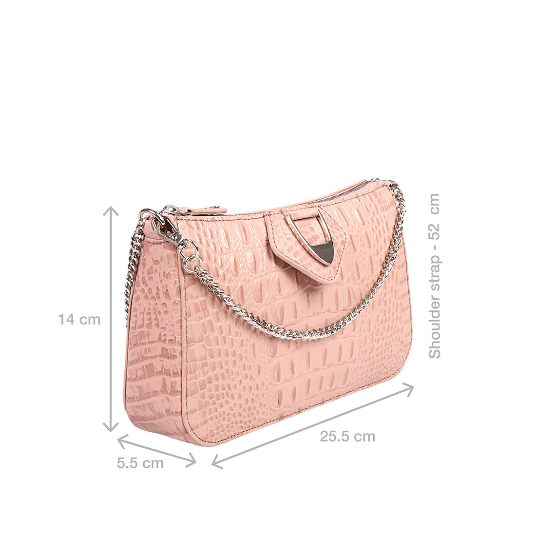 Times Square 03 Pink Leather Crossbody - Image 4