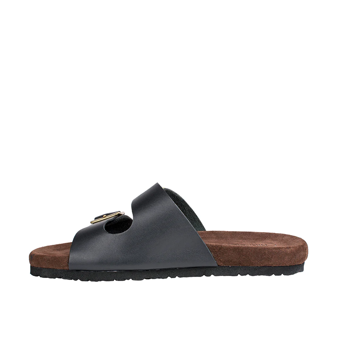 Tom N Men's Black Leather Sandals - Image 3