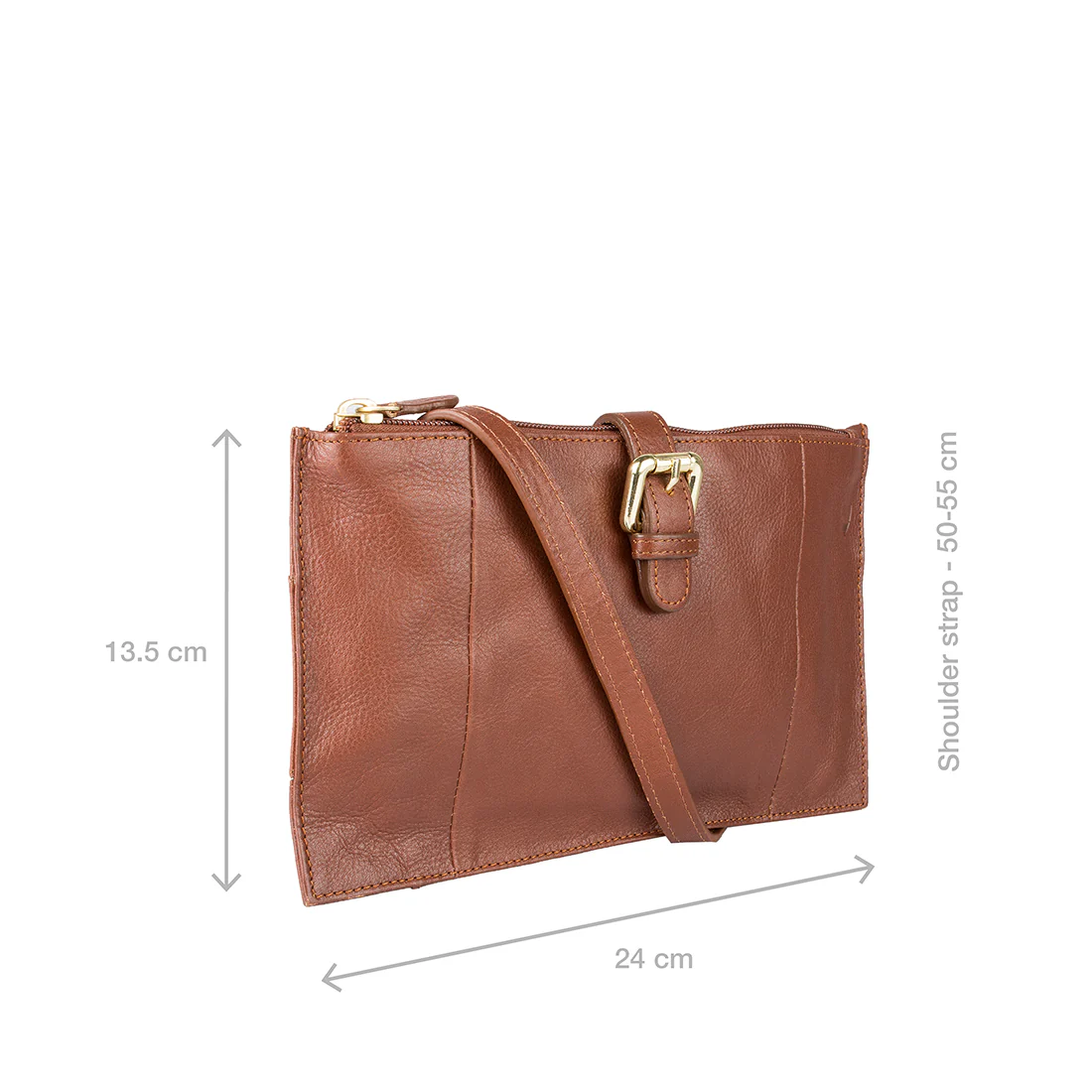 Topaz W4 Tan Leather Sling Wallet - Image 2