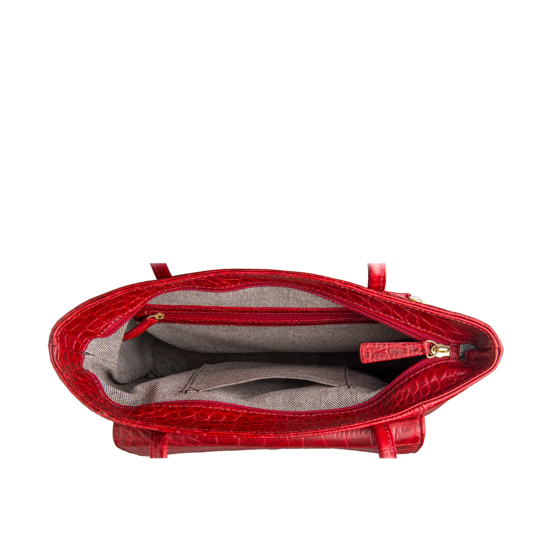 Tovah Red Leather Shoulder Bag - Image 5