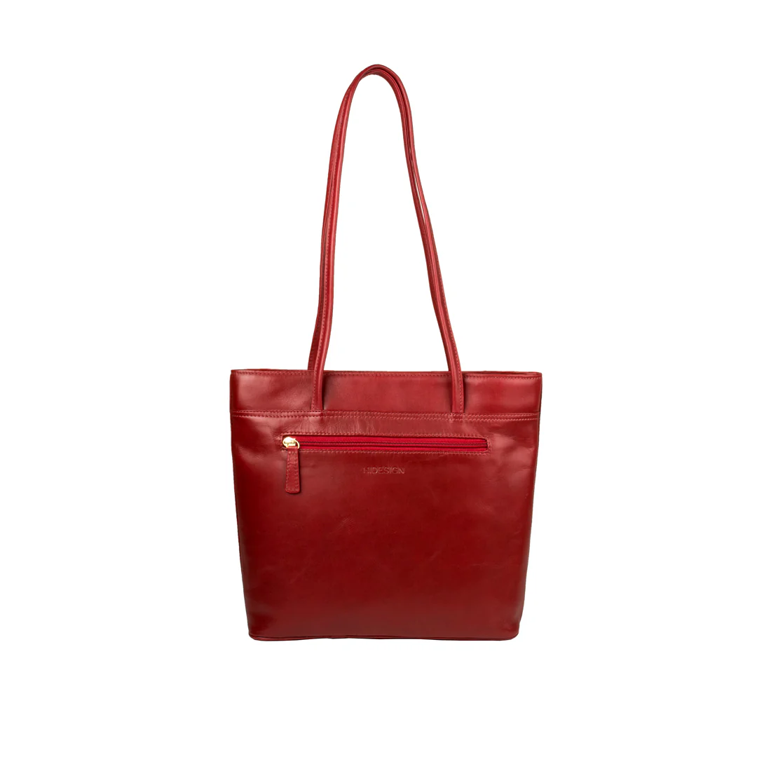 Tovah Red Leather Shoulder Bag - Image 3