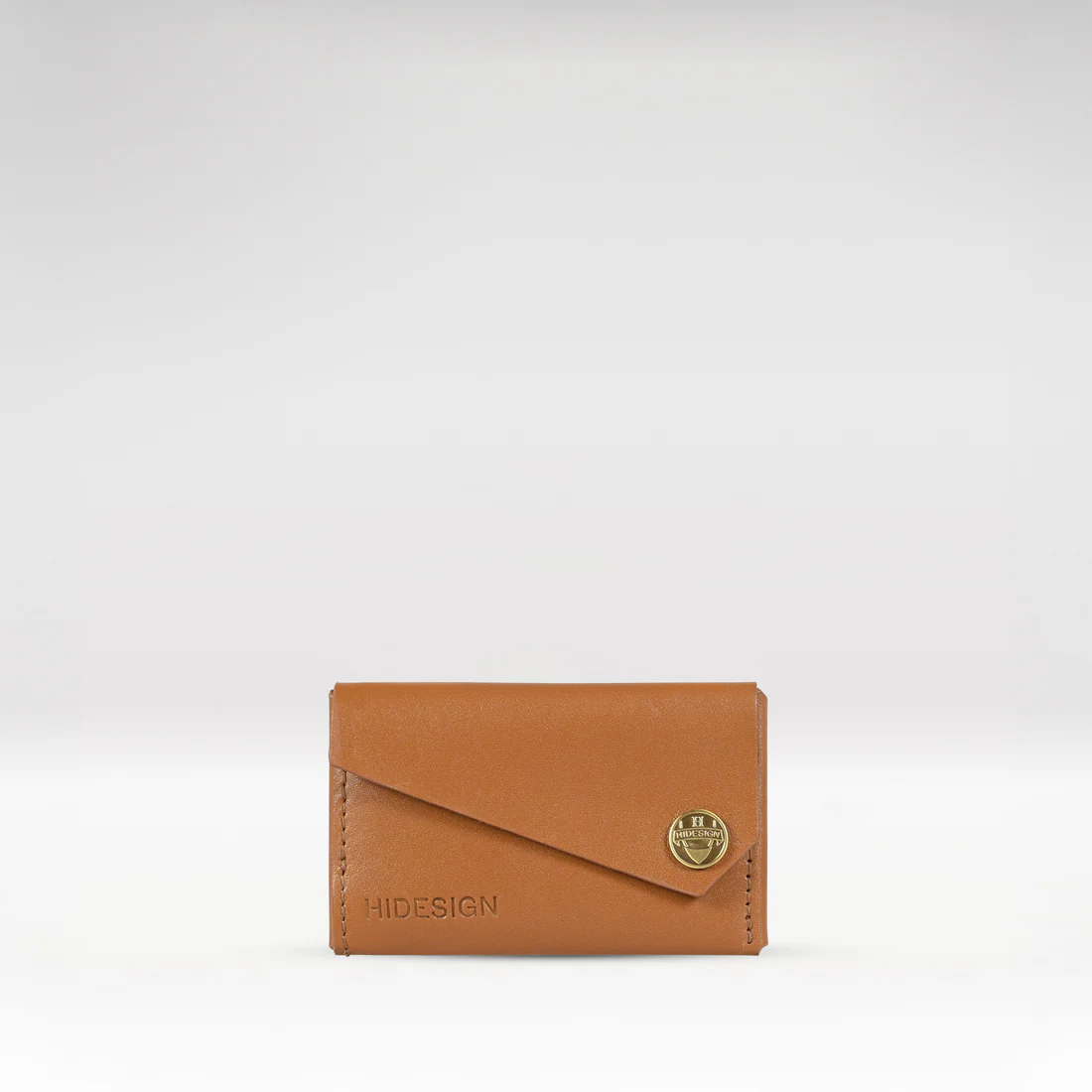 Tower W1 Orange Leather Card Holder