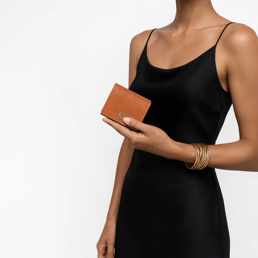 Trinity W1 Orange Leather Trifold Wallet - Image 2