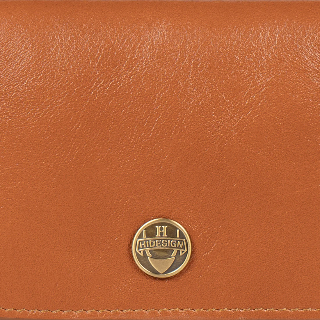 Trinity W1 Orange Leather Trifold Wallet - Image 8