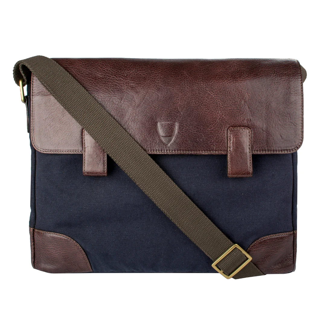 Tuareg 01 Blue Canvas Messenger Bag