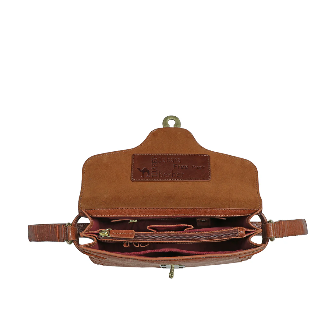 Tuareg - 02 Tan Leather Shoulder Bag - Image 6