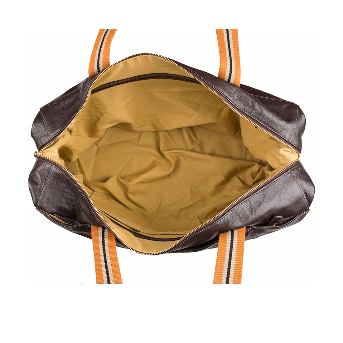 Tubman (1344) Brown Leather Duffle Bag - Image 4