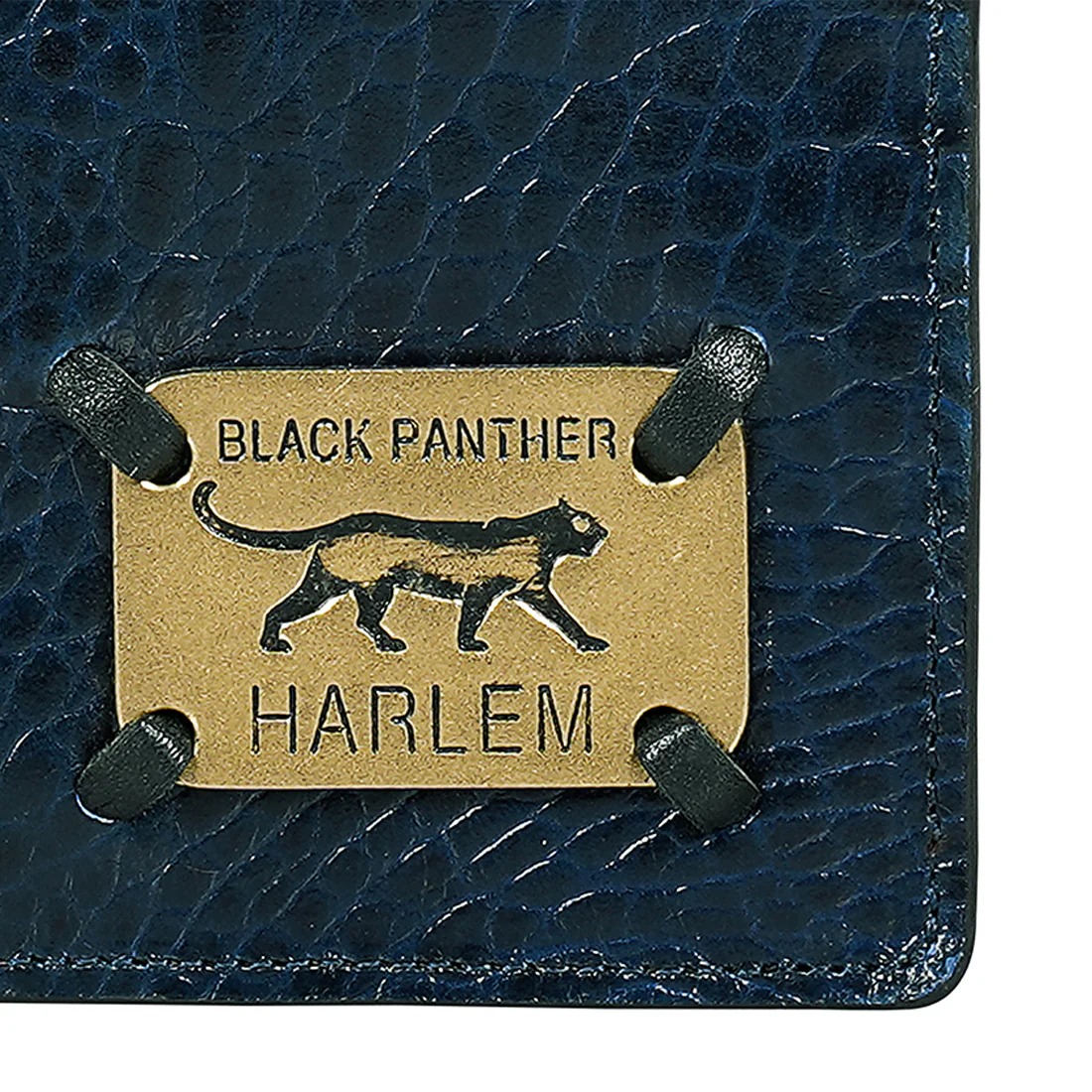 Tupac W1 Blue Leather Bi-Fold Wallet - Image 7