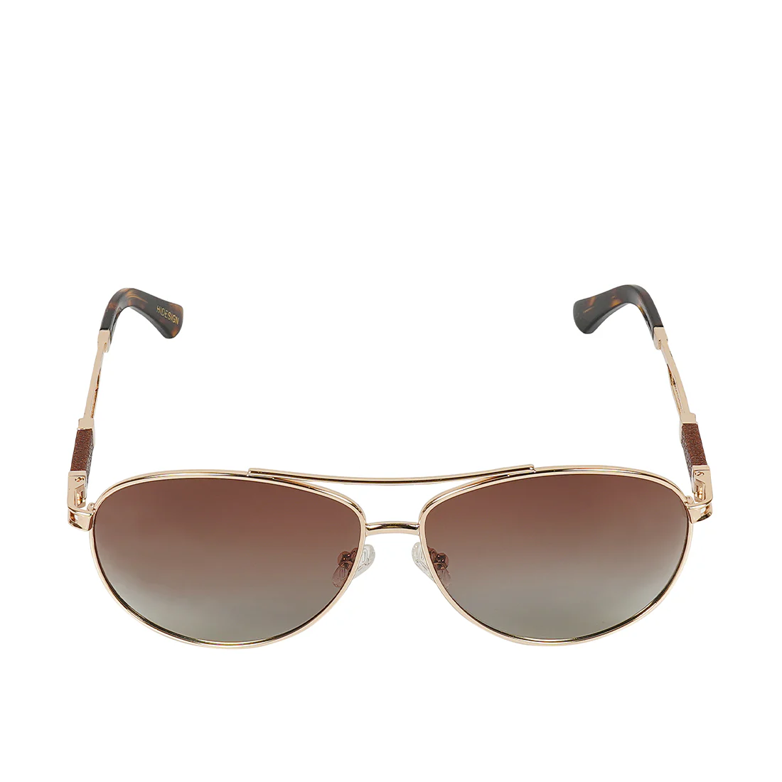 Ulysses Men's Brown Aviator Sunglasses - Image 4