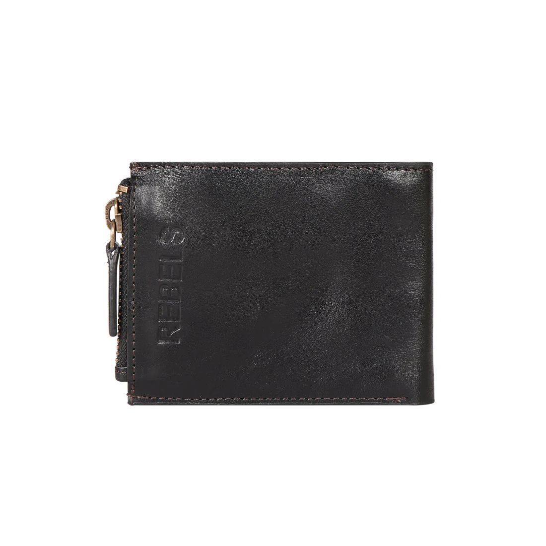 Uncle Ho W1 Black Leather Bi-Fold Wallet - Image 5