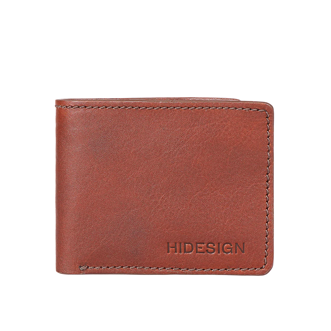 Uncle Ho W2 Tan Leather Bi-Fold Wallet