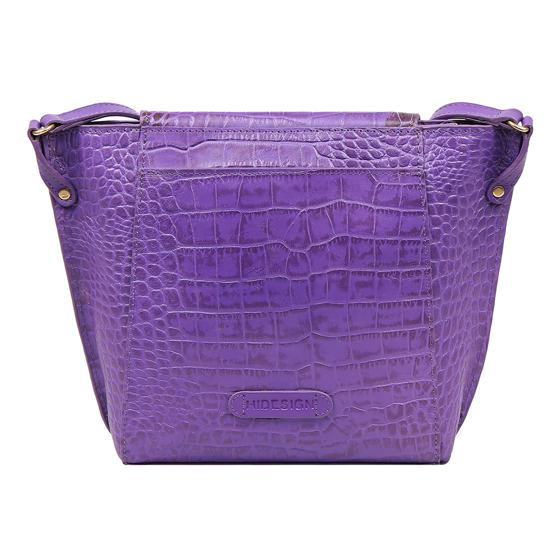 Valencia 02 Purple Leather Sling Bag - Image 4