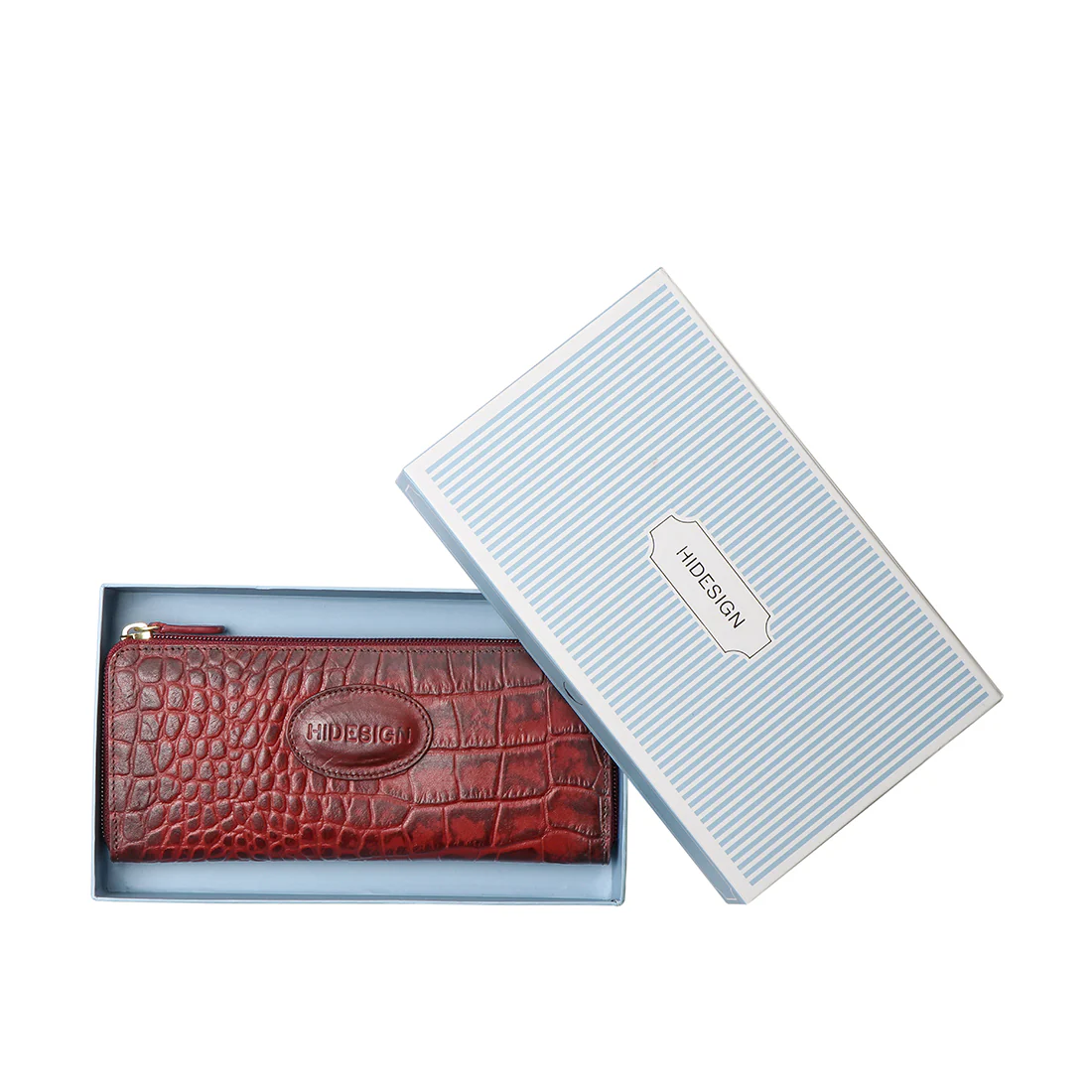 Valencia W2 Marsala Leather Zip Around Wallet - Image 7