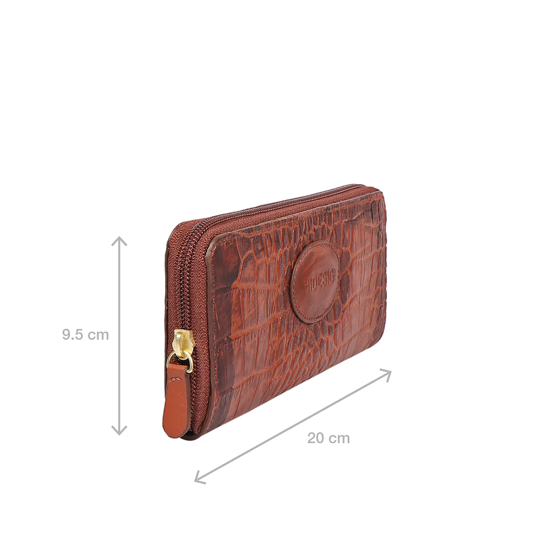 Valencia W2 Tan Leather Zip Around Wallet - Image 3