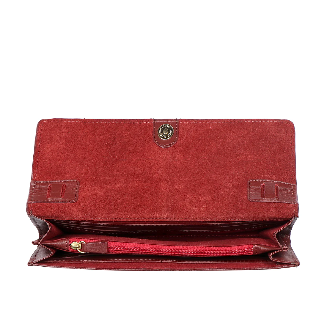 Valencia W3 Marsala Leather Sling Wallet - Image 6
